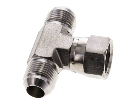 Racor en T JIC UNF 7/8''-14 Macho x Hembra Acero inoxidable 350bar (4917.5psi)