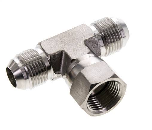 Racor en T JIC UNF 7/8''-14 Macho x Hembra Acero inoxidable 350bar (4917.5psi)