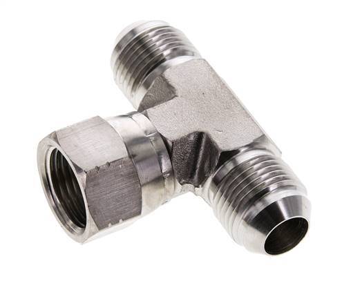 Racor en T JIC UNF 7/8''-14 Macho x Hembra Acero inoxidable 350bar (4917.5psi)