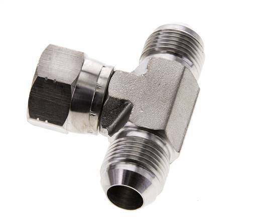 Racor en T JIC UNF 7/8''-14 Macho x Hembra Acero inoxidable 350bar (4917.5psi)