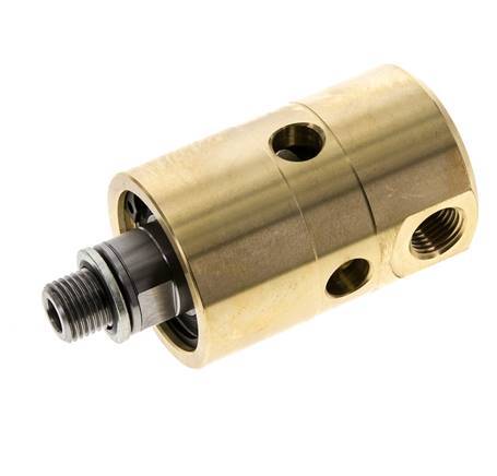 Junta Rotativa G1/4'' Hembra x G1/4'' Macho Latón 50bar (702.5psi)