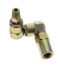 Junta giratoria 3/8'' NPT Macho x Rp1/2'' Hembra Forma de Z Acero PTFE 350bar (4917.5psi)