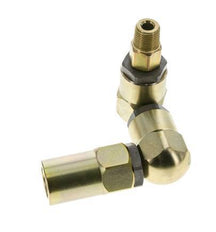 Junta giratoria 3/8'' NPT Macho x 1/2'' NPT Hembra Forma de Z Acero FKM 350bar (4917.5psi)