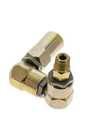 Junta giratoria 3/8'' NPT Macho x 1/2'' NPT Hembra Forma de Z Acero PTFE 350bar (4917.5psi)