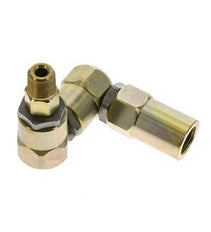 Junta giratoria 3/8'' NPT Macho x 1/2'' NPT Hembra Forma de Z Acero PTFE 350bar (4917.5psi)