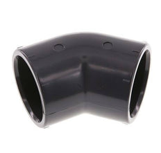 PVC 45deg Elbow Fitting Socket 40x50mm [2 Pieces]