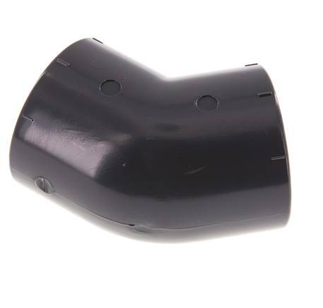 PVC 45deg Elbow Fitting Socket 40x50mm [2 Pieces]