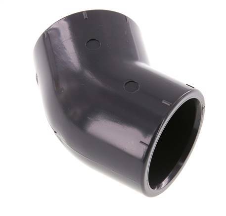 PVC 45deg Elbow Fitting Socket 40x50mm [2 Pieces]