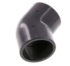 PVC 45deg Elbow Fitting Socket 40x50mm [2 Pieces]