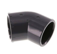 PVC 45deg Elbow Fitting Socket 40x50mm [2 Pieces]