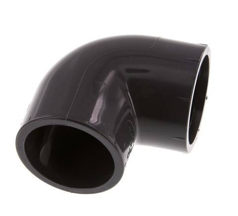 PVC 90deg Elbow Fitting Socket 40x50mm [2 Pieces]