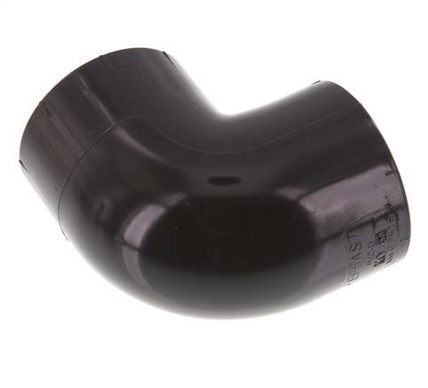PVC 90deg Elbow Fitting Socket 40x50mm [2 Pieces]