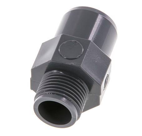 PVC Fitting Female Socket 16x20mm x Male G 3/8'' [5 Pieces]