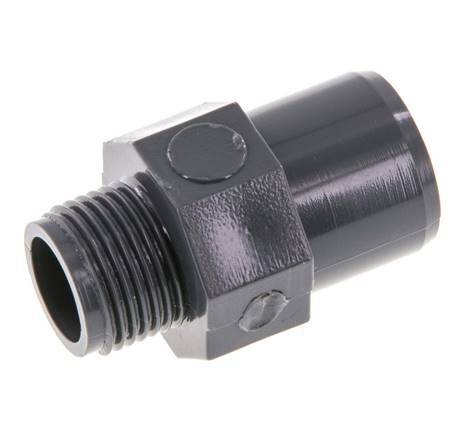 PVC Fitting Female Socket 16x20mm x Male G 3/8'' [5 Pieces]
