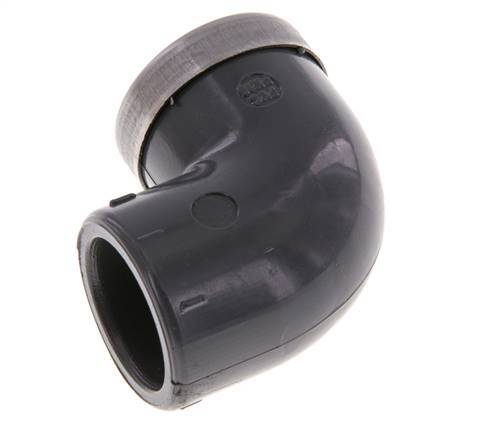 PVC 90deg Elbow Fitting Female Socket 20x28mm x Female Rp 1/2'' [2 Pieces]
