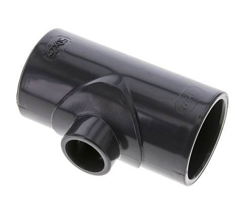PVC Reducing Tee Fitting Socket 50 to 25mm