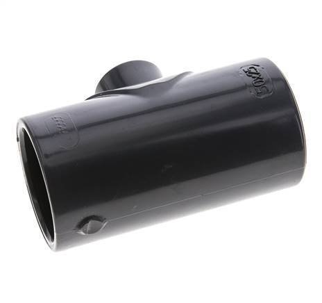 PVC Reducing Tee Fitting Socket 50 to 25mm