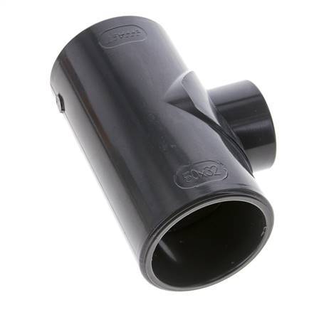 PVC Reducing Tee Fitting Socket 50 to 32mm