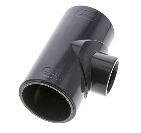 PVC Reducing Tee Fitting Socket 50 to 32mm
