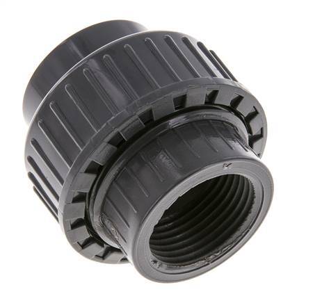 PVC Union Fitting Female Socket 32mm x Female Rp 1'' EPDM