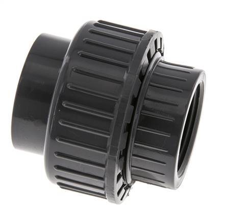 PVC Union Fitting Female Socket 32mm x Female Rp 1'' FKM