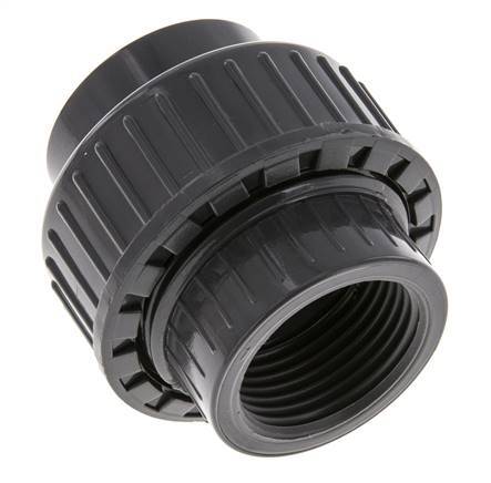 PVC Union Fitting Female Socket 32mm x Female Rp 1'' FKM