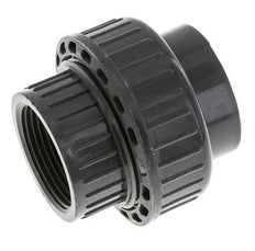 PVC Union Fitting Female Socket 40mm x Female Rp 1 1/4'' FKM