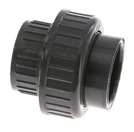 PVC Union Fitting Female Socket 40mm x Female Rp 1 1/4'' FKM