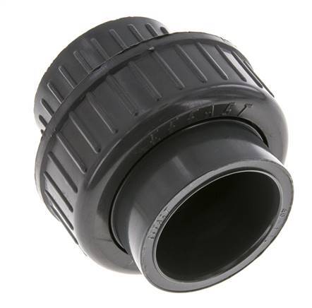 PVC Union Fitting Female Socket 40mm x Female Rp 1 1/4'' FKM