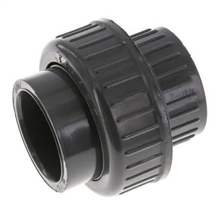 PVC Union Fitting Female Socket 40mm x Female Rp 1 1/4'' FKM