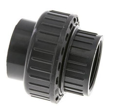 PVC Union Fitting Female Socket 40mm x Female Rp 1 1/4'' FKM