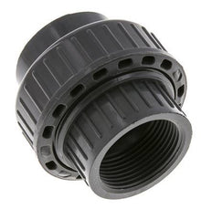 PVC Union Fitting Female Socket 40mm x Female Rp 1 1/4'' FKM