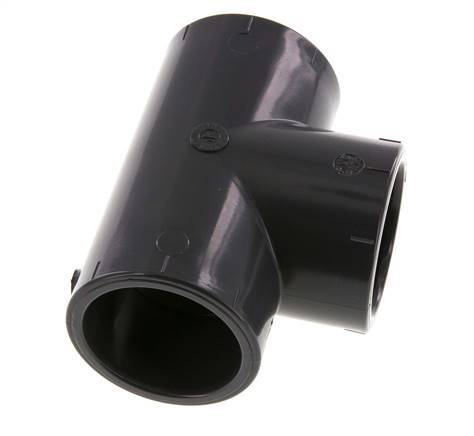 PVC Tee Fitting Socket 40x51mm [2 Pieces]