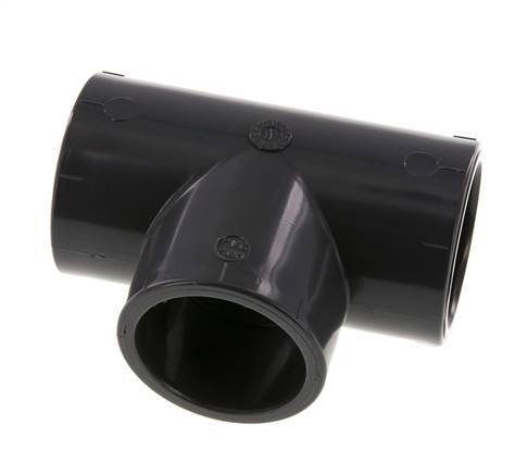 PVC Tee Fitting Socket 40x51mm [2 Pieces]