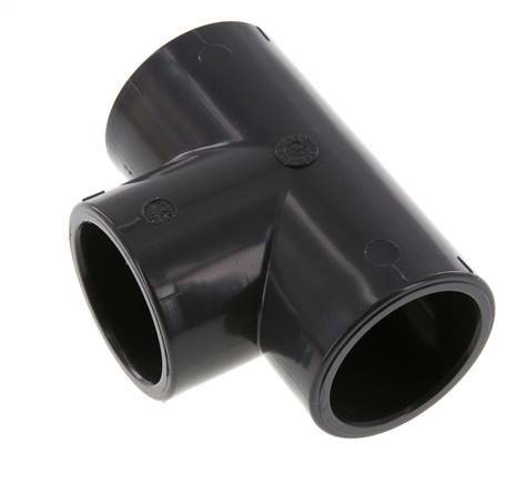 PVC Tee Fitting Socket 40x51mm [2 Pieces]