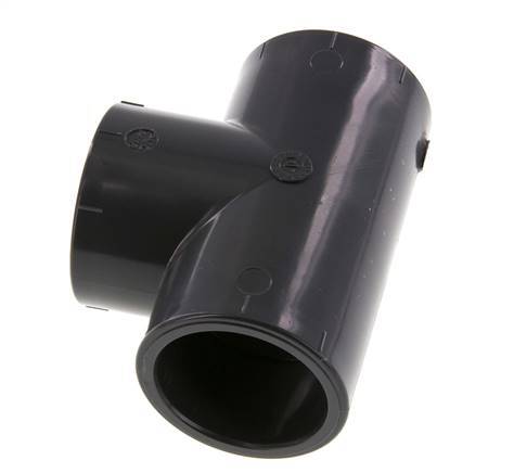 PVC Tee Fitting Socket 40x51mm [2 Pieces]