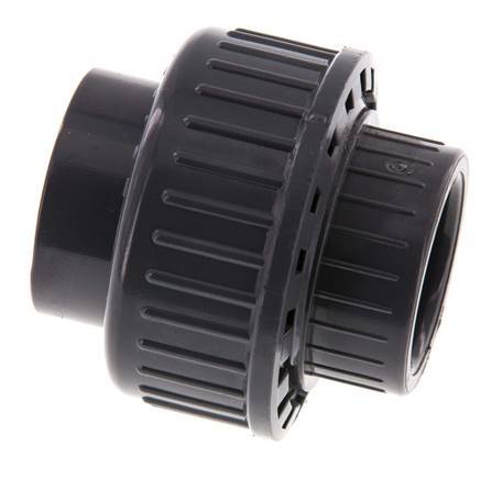 PVC Union Fitting Socket 25x54mm FKM