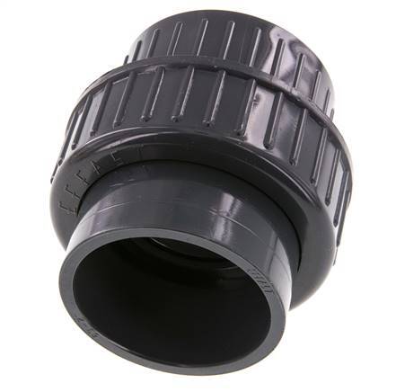 PVC Union Fitting Socket 63x99mm FKM