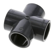 PVC Cross Fitting Socket 32x42mm