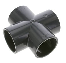 PVC Cross Fitting Socket 63x75mm