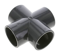 PVC Cross Fitting Socket 63x75mm