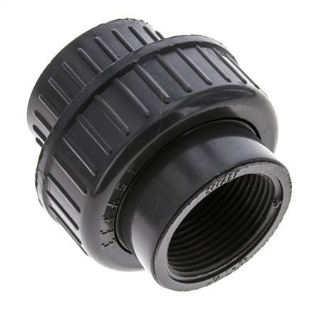 PVC Union Fitting Female Rp 1 1/4'' FKM