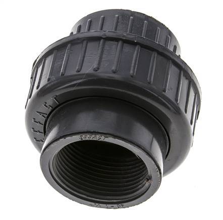 PVC Union Fitting Female Rp 1 1/4'' FKM