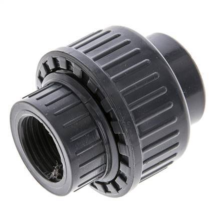 PVC Union Fitting Female Rp 1/2'' EPDM