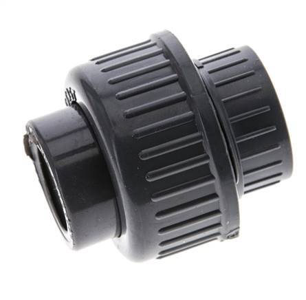 PVC Union Fitting Female Rp 1/2'' EPDM