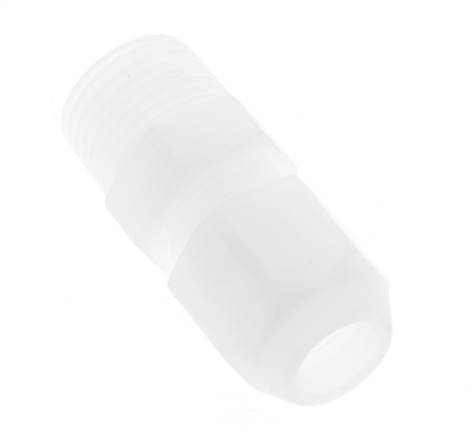 10x12mm & R1/2'' PP Straight Hose Fitting with Male Threads 10bar/145psi [2 Pieces]