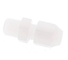 2x4mm & R1/8'' PVDF Straight Hose Fitting with Male Threads 10bar/145psi