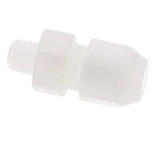 6x8mm & R1/8'' PVDF Straight Hose Fitting with Male Threads 10bar/145psi