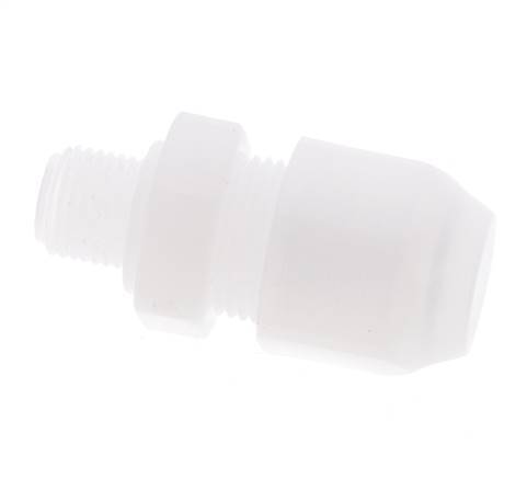 6x8mm & G1/8'' PP Straight Hose Fitting with Male Threads 10bar/145psi [2 Pieces]