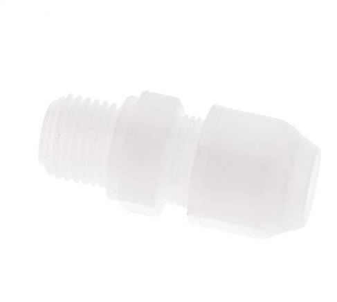 6x8mm & G1/4'' PP Straight Hose Fitting with Male Threads 10bar/145psi